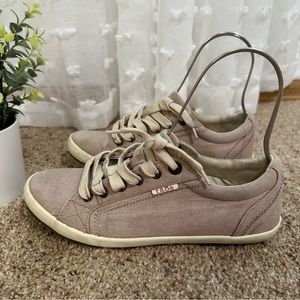 Taos Footwear Women’s Star Burst Oat Wash Sneaker Pink